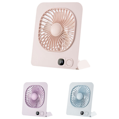 Geräuscharmer magnetischer Kühlventilator, Tischventilator,-Rosa 1