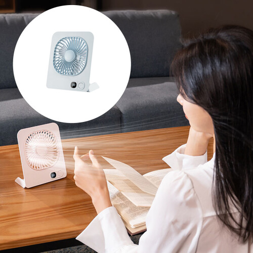 Geräuscharmer magnetischer Kühlventilator, Tischventilator,-Rosa 2