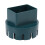Plastic Downspout Adapter with Screws for Circular Drain 7