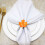 6-Pack Alloy Maple Leaf Napkin Rings 6