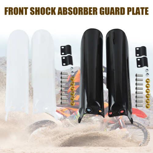 Motorbike Shock Suspension Covers Front Fork Boots-Black 27cm 2
