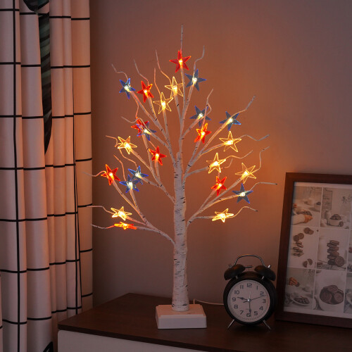 LED Tree Light Warm White60cm USB & Battery Powered 1