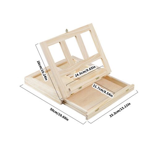 Schildersezel Houten constructie Verstelbare standaard 2