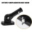 Heavy Duty RVs Flag Bracket 180 Degree Adjustable Angle-Black 5