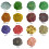 50pcs Artificial Eucalyptus Leaves7cm Silk & Plastic 5
