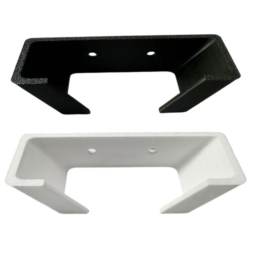 Badminton Racket Holder Plastic Wall Hook Wall Mounted-White 1