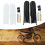 Universal Motorcycle Front Fork Guards Plastic For-Black 29cm 6