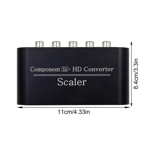 YPBPR Component to HDTV Converter with Sound Input Television 2