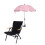 Barnvagnsparaply62cm UV-skydd360 justerbart 1