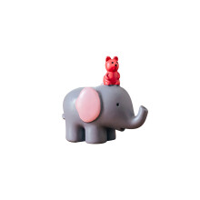 Lucky Elephant Cake Topper Resin5x2.5x5cm