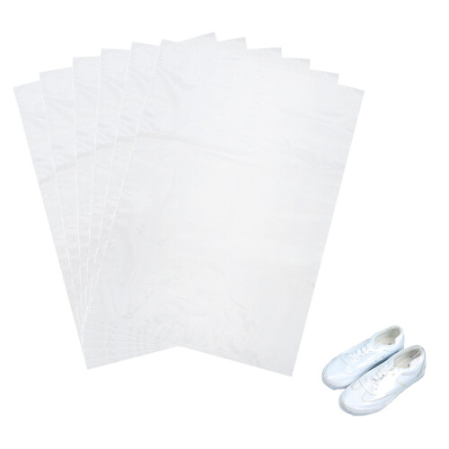 PVC krympeplastposer til sko, 100 stk.