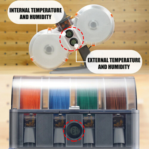 Temperature Control Dryer Box Hygrometer for 3D Printing 1