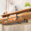Support de gestion des fils sous le bureau, longueur réglable, 6