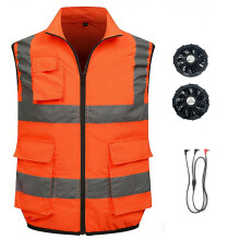 Gilet de refroidissement pour hommes et femmes, gilet-Orange L