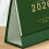 2026 Desk Calendar Desktop Organizer Planner Wire-dark red 5