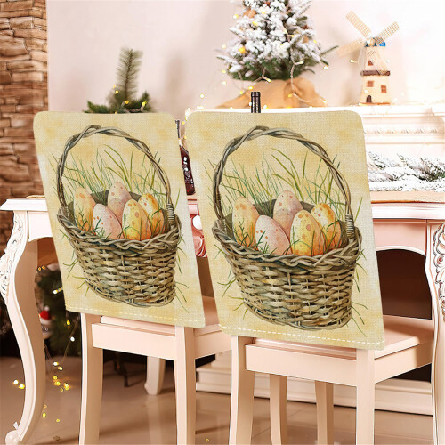 Holiday Inspire Easter Rabbits Print Plush Dining-    car 1