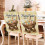 Holiday Inspire Easter Rabbits Print Plush Dining-    car 5