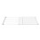 Tension Shelf White Adjustable Closet Divider24cm 2