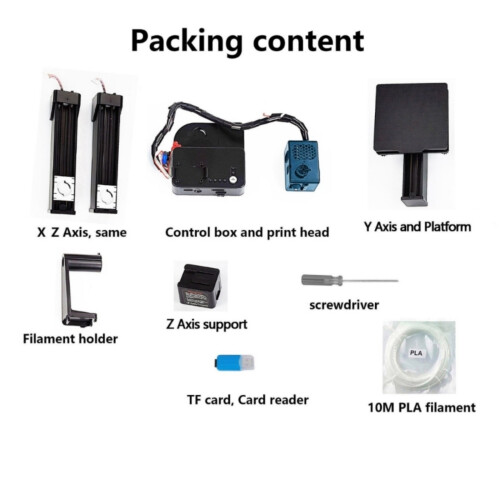 Entry Level TPU 1.75mm EasyThreed 3D Printer For-Black US 1