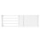 Tension Shelf White Adjustable Closet Divider24cm 6
