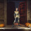 3D skelet cosplay bodysuit van polyester, maat S-XXL 3