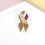 Russia Victory Day Commemorative Brooch Lapel Pin Secure Closure 4