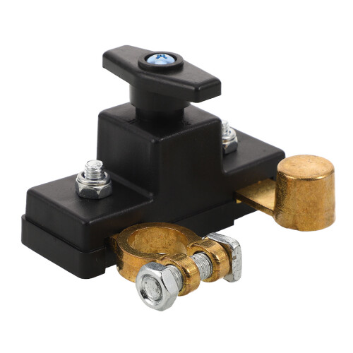 Manual Car Battery Disconnect Switch Copper Plastic Vehicle Safety