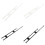 Adjustable Fridge Bar Telescopic Designs-1 set white 50 to 90 2