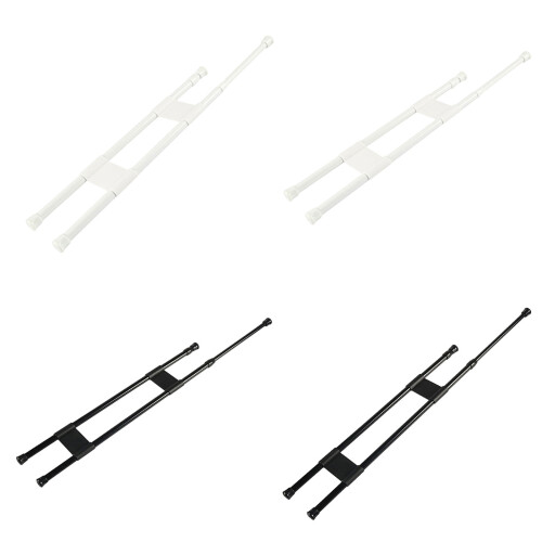 Adjustable Fridge Bar Telescopic Designs-1 set white 50 to 90 1