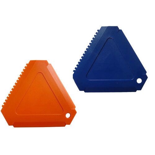 Triangle Ice Scraper Snow Remover for Cars Using-royal blue 1