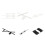 Adjustable Fridge Bar Telescopic Designs-1 set white 50 to 90 6