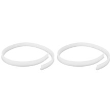2Pcs Transparent Flexible Bathroom Water Retaining Strip Self-Adhesive
