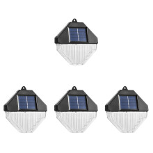 4Pcs Fast Charging Solar Wall Lamp Wear-Resistant Household Yard Light