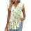 Women's  Blouses, with Ruffle Sleeves, Spring Elegant-White S 1