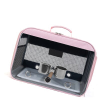 Flexible protective layer Feathered Travel Bag For-Pink