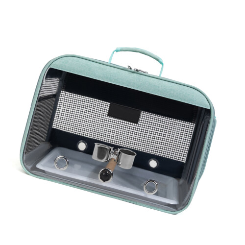 Comfortable Shoulder Support bird Case For Cockatiels-Green