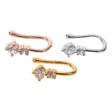 3St Neuspiercing Gaatje Clip on Neusjuwelen Multicolor