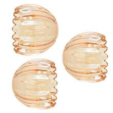 Rustproof Glass Flower Pendant Light Shade User-cognac color