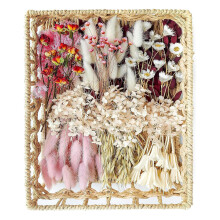 Small Dried Flower Bunch With Stem Scrapbooking Handicraft-Pink
