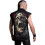 Spiral - SCREAMING DEATH - Sleeveless Stone Washed Worker Black 2