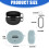 Waterproof Silicone Protector Case Sleeve for Buds 4-Black 4