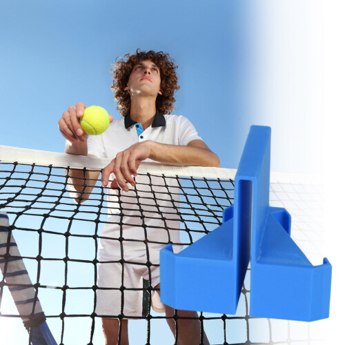 High Angles Tennis Net Camera Mount Tool Baseball Softball-Blue 2