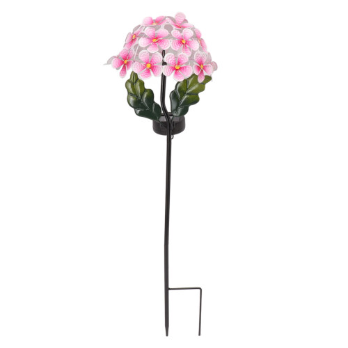 Solar Hydrangea Garden Lights Iron Outdoor Decorative Lights 2