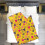 Koc flanelowy z wzorem serca 100x70cm 5