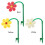 Trädgårdsspridare Dancing Daisy, plast, 76 cm, 1 set 8