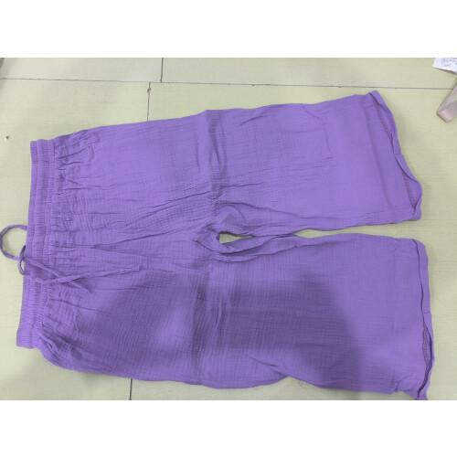 Women's  Pants, Casual Drawstring Elastic  Pants,-Khaki XXL 2