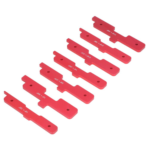 7-teiliger Messblocksatz aus Aluminiumlegierung 1