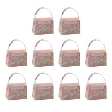 Wedding Candy Box Rose Pattern10Pack
