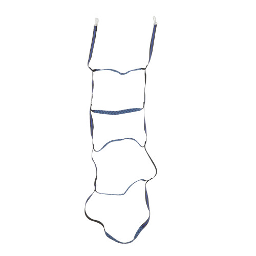Bootsseilleiter mit Edelstahlhaken, 3-stufig