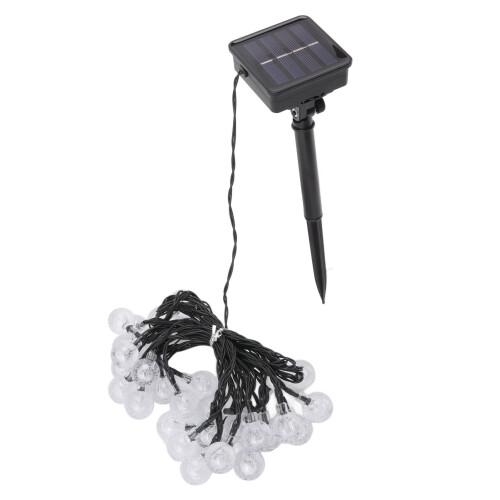 Luci solari a stringa con 30 LED, 6,5 m, impermeabili IP65. 1